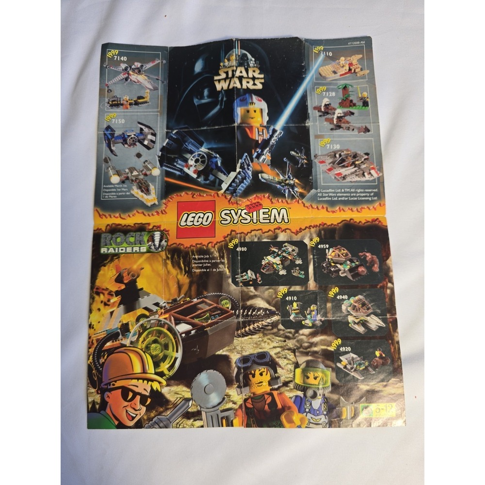 LEGO - Star Wars & Rock Raiders‎ Mini Poster Catalog - 1999 - 4112688-AM